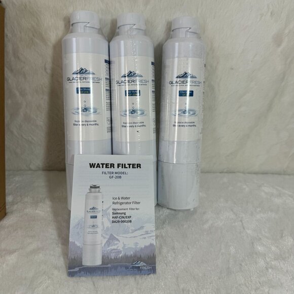 Glacier Fresh Other - Glacier fresh water model GF-20B, 3-PACK replacement filter DA29-00020B - sealed